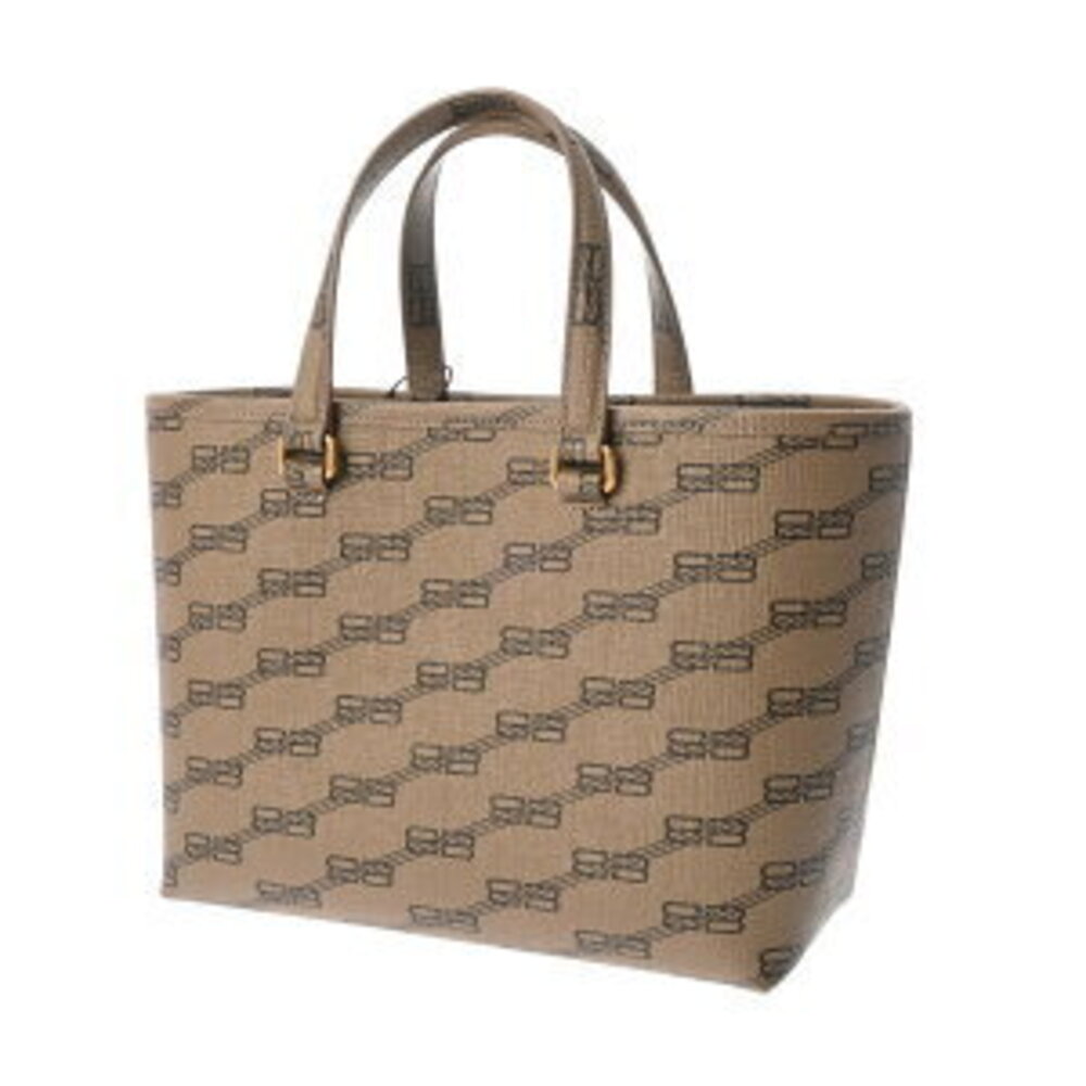 Balenciaga Shopper Monogram Signature Brown Handbag - Picture 2 of 9